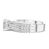 Ladies Ring DDLR-528@7 - White Gold - Image
