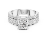 Ladies Ring DDLR-528@7 - White Gold - Image