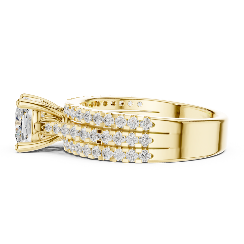 Ladies Ring DDLR-528@7 - Yellow Gold - Image