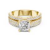 Ladies Ring DDLR-528@7 - Yellow Gold - Image