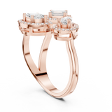 Ladies Ring DDLR-530@7 - Rose Gold - Image