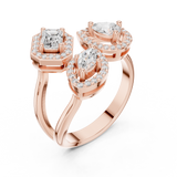 Ladies Ring DDLR-530@7 - Rose Gold - Image