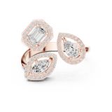 Ladies Ring DDLR-530@7 - Rose Gold - Image