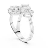 Ladies Ring DDLR-530@7 - White Gold - Image