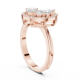 Ladies Ring DDLR-531@7 - Rose Gold - Image