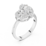 Ladies Ring DDLR-531@7 - White Gold - Image