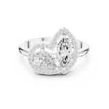 Ladies Ring DDLR-531@7 - White Gold - Image