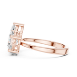 Ladies Ring DDLR-532@7 - Rose Gold - Image