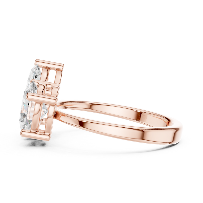 Ladies Ring DDLR-532@7 - Rose Gold - Image