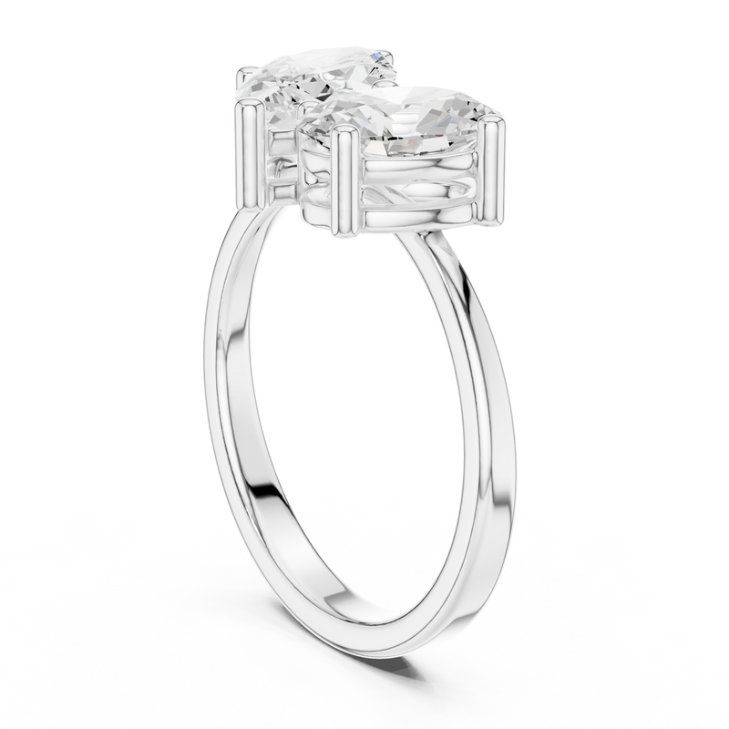 Ladies Ring DDLR-532@7 - White Gold - Image