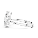 Ladies Ring DDLR-532@7 - White Gold - Image