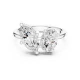 Ladies Ring DDLR-532@7 - White Gold - Image