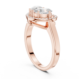 Ladies Ring DDLR-533@7 - Rose Gold - Image