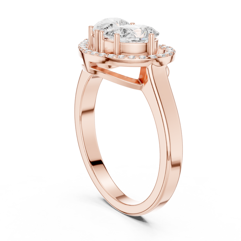 Ladies Ring DDLR-533@7 - Rose Gold - Image