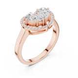 Ladies Ring DDLR-533@7 - Rose Gold - Image