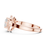 Ladies Ring DDLR-533@7 - Rose Gold - Image