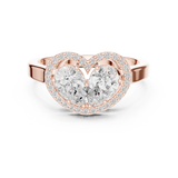 Ladies Ring DDLR-533@7 - Rose Gold - Image