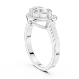 Ladies Ring DDLR-533@7 - White Gold - Image