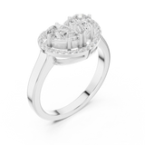 Ladies Ring DDLR-533@7 - White Gold - Image
