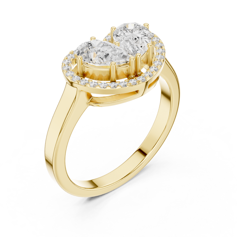 Ladies Ring DDLR-533@7 - Yellow Gold - Image