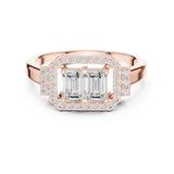 Ladies Ring DDLR-534@7 - Rose Gold - Image