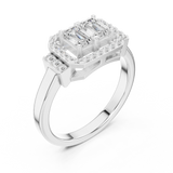 Ladies Ring DDLR-534@7 - White Gold - Image