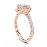 Ladies Ring DDLR-535@7 - Rose Gold - Image