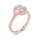 Ladies Ring DDLR-535@7 - Rose Gold - Image