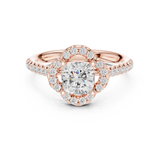 Ladies Ring DDLR-535@7 - Rose Gold - Image
