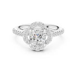 Ladies Ring DDLR-535@7 - White Gold - Image
