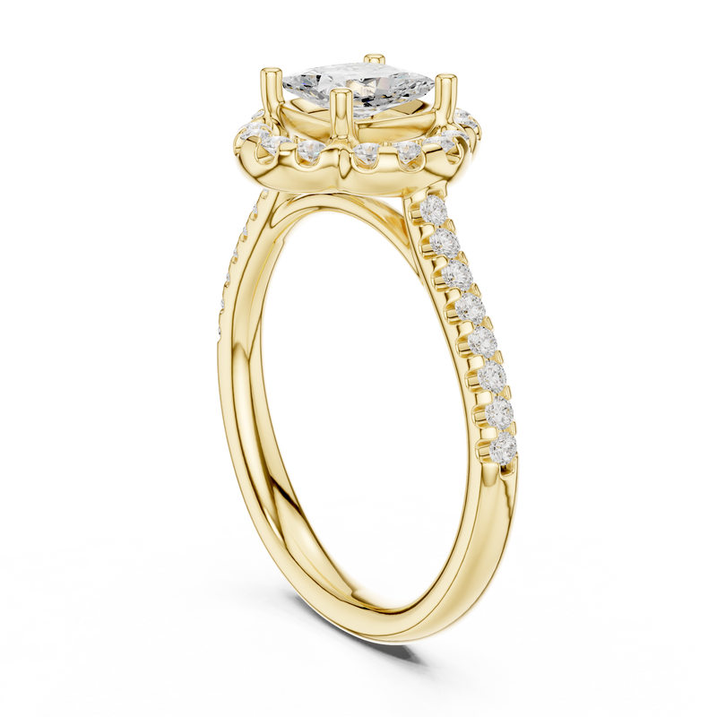 Ladies Ring DDLR-535@7 - Yellow Gold - Image