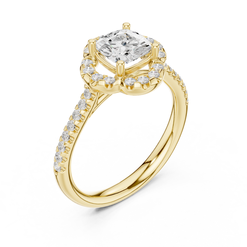 Ladies Ring DDLR-535@7 - Yellow Gold - Image