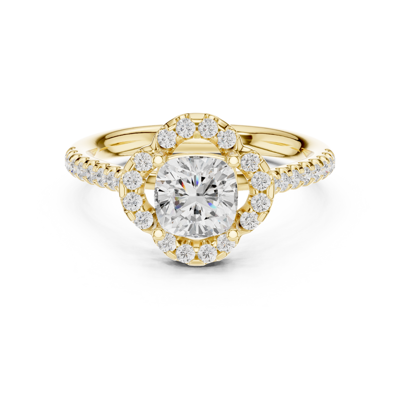 Ladies Ring DDLR-535@7 - Yellow Gold - Image