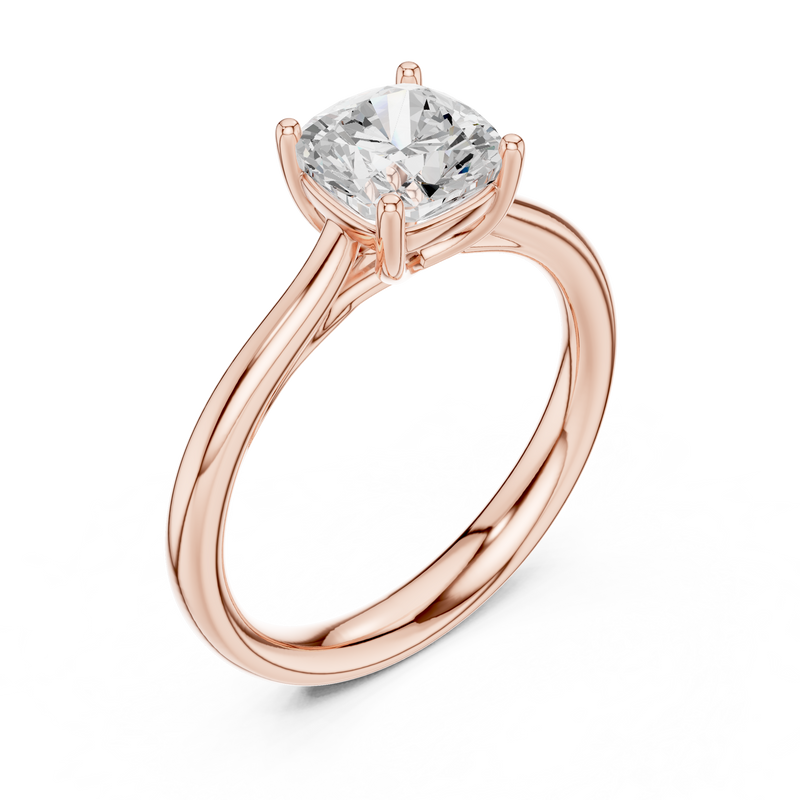Ladies Ring DDLR-536@7 - Rose Gold - Image