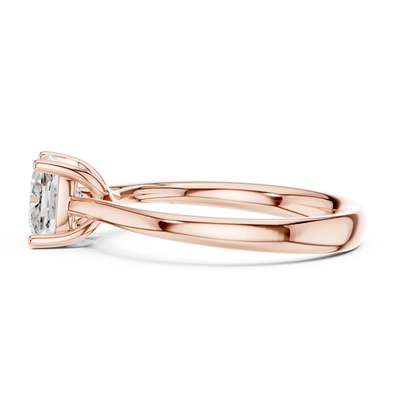 Ladies Ring DDLR-536@7 - Rose Gold - Image
