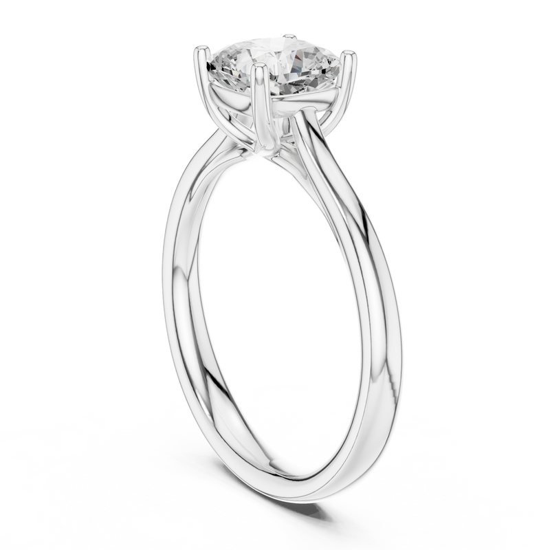 Ladies Ring DDLR-536@7 - White Gold - Image