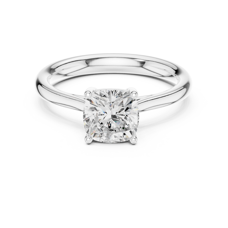 Ladies Ring DDLR-536@7 - White Gold - Image