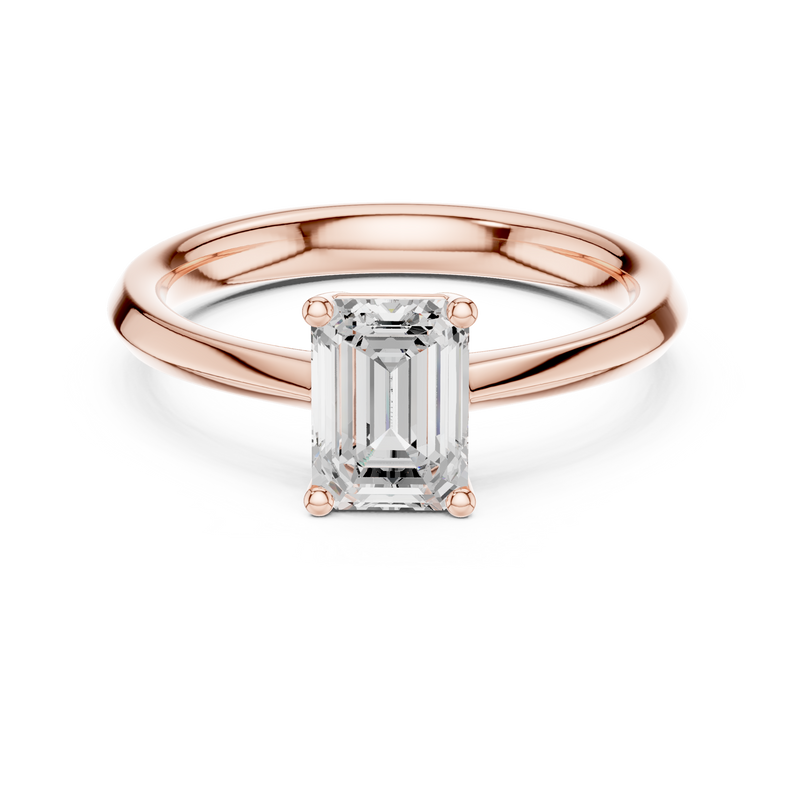 Ladies Ring DDLR-537@7 - Rose Gold - Image