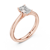 Ladies Ring DDLR-539@7 - Rose Gold - Image