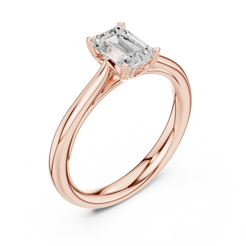 Ladies Ring DDLR-539@7 - Rose Gold - Image