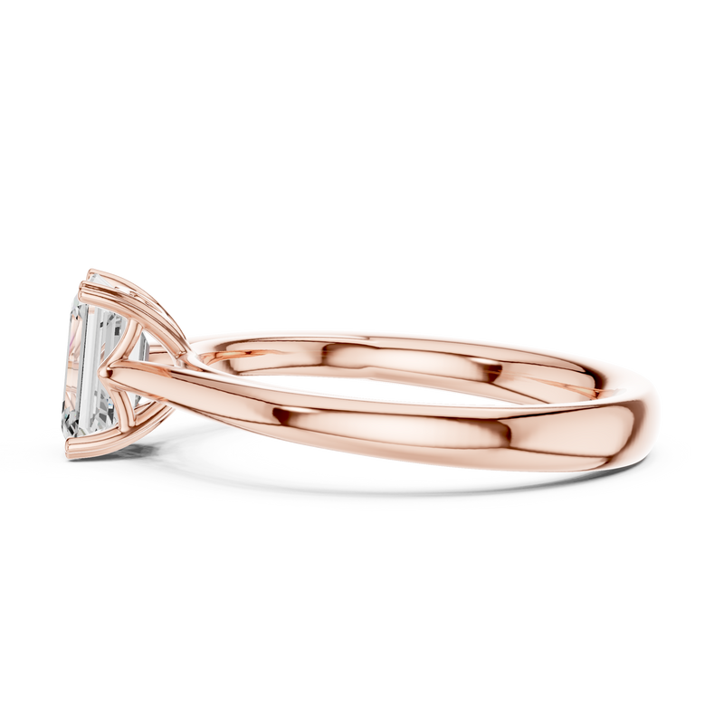 Ladies Ring DDLR-539@7 - Rose Gold - Image