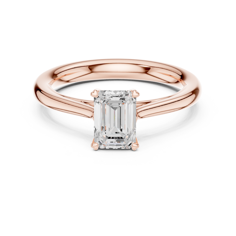 Ladies Ring DDLR-539@7 - Rose Gold - Image