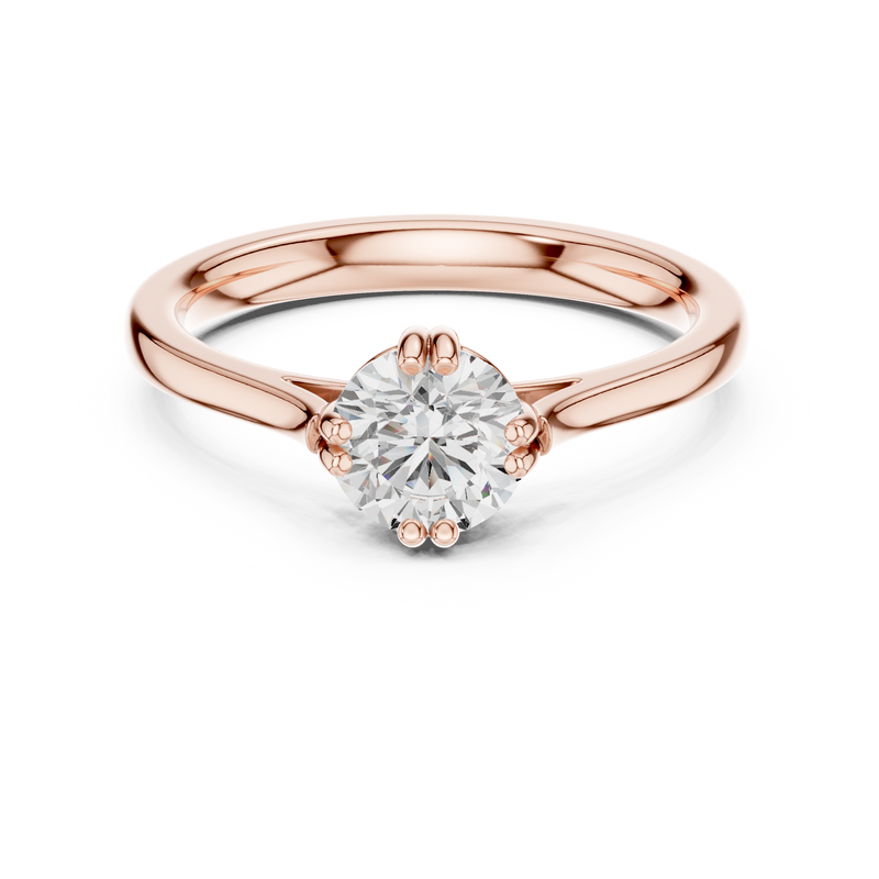 Ladies Ring DDLR-541@7 - Rose Gold - Image
