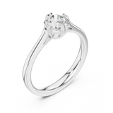Ladies Ring DDLR-541@7 - White Gold - Image