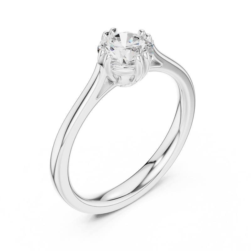 Ladies Ring DDLR-541@7 - White Gold - Image