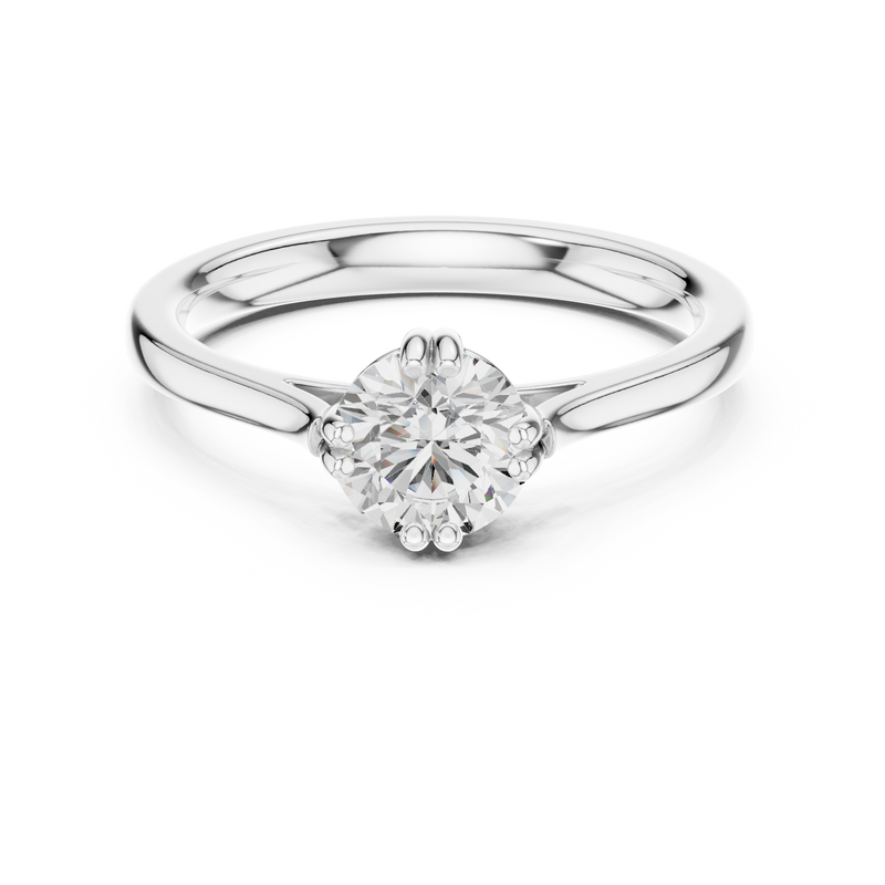 Ladies Ring DDLR-541@7 - White Gold - Image