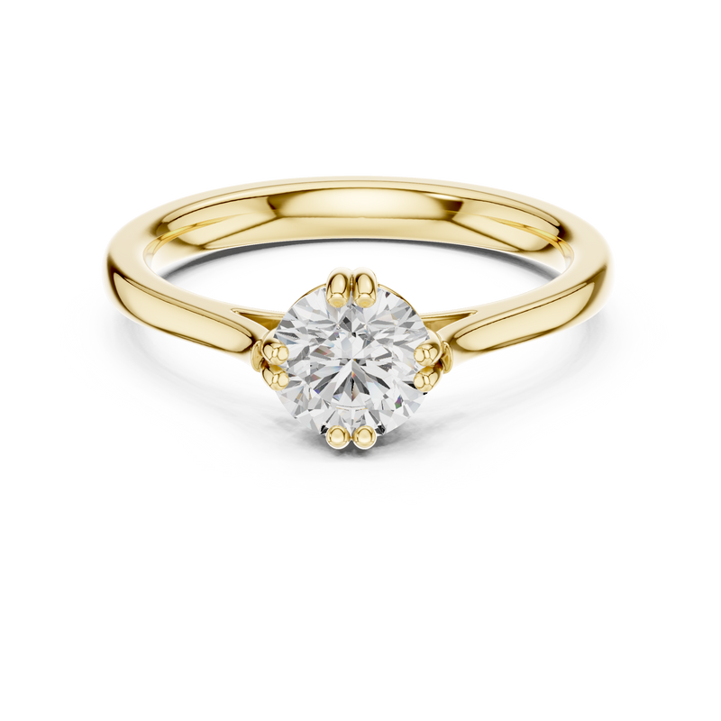 Ladies Ring DDLR-541@7 - Yellow Gold - Image