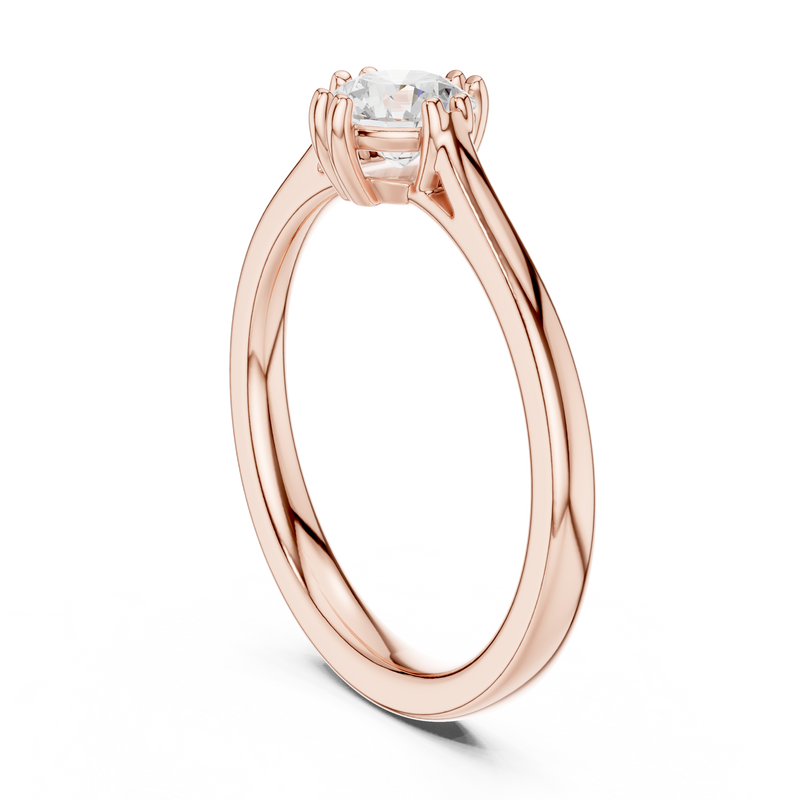Ladies Ring DDLR-542@7 - Rose Gold - Image