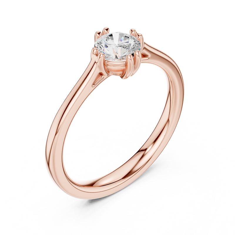 Ladies Ring DDLR-542@7 - Rose Gold - Image