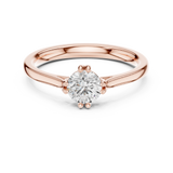 Ladies Ring DDLR-542@7 - Rose Gold - Image